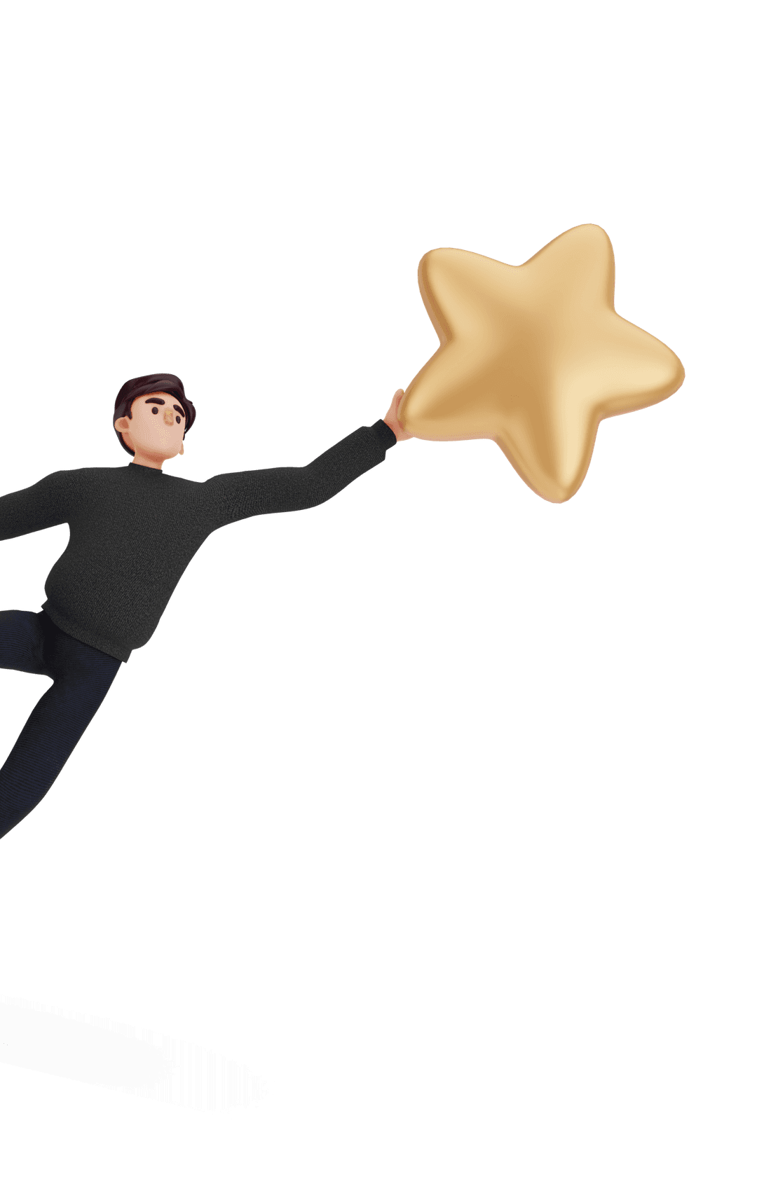 man with star